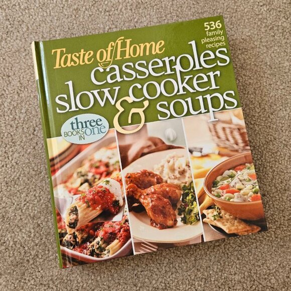 Taste of Home - Casseroles, slow‎ cooker & soups - 3 books in one - Hardcover - Picture 1 of 6